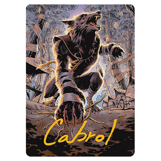 Arlinn, Embraced by the Moon // Arlinn, Embraced by the Moon 0020 card from the Magic The Gathering set Innistrad Remastered Art Series