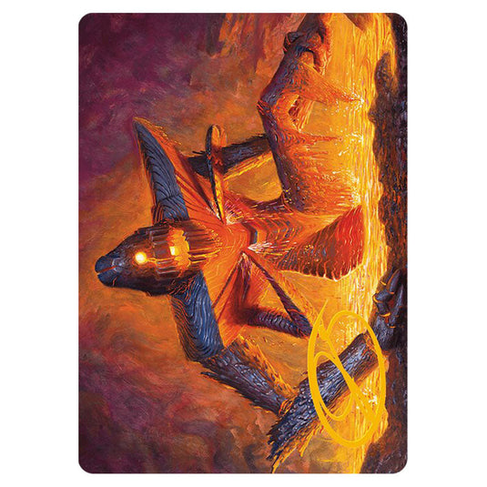 Magic The Gathering - Modern Horizons 3 Art Series - Molten Gatekeeper - 0005 (Foil)