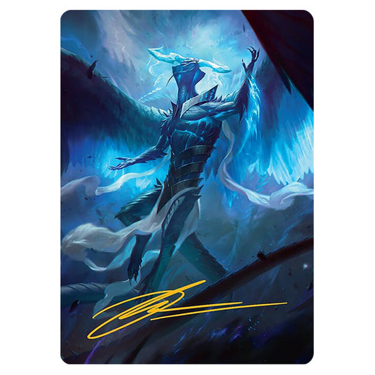 Ugin, Eye of the Storms 0001 card from the Magic The Gathering set Tarkir: Dragonstorm Art Series