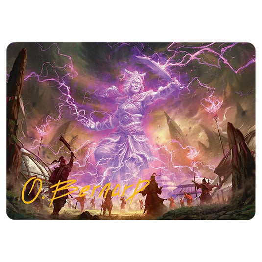 Smile at Death 0004 card from the Magic The Gathering set Tarkir: Dragonstorm Art Series