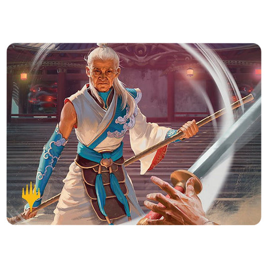 Humbling Elder 0007 card from the Magic The Gathering set Tarkir: Dragonstorm Art Series