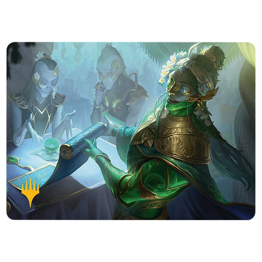 Sibsig Appraiser 0008 card from the Magic The Gathering set Tarkir: Dragonstorm Art Series