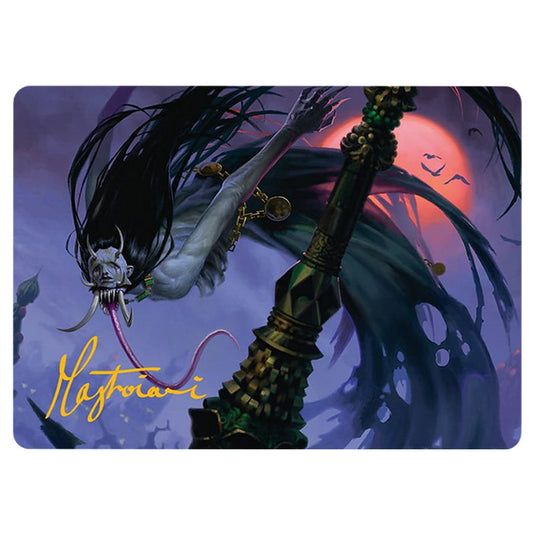 Qarsi Revenant 0012 card from the Magic The Gathering set Tarkir: Dragonstorm Art Series