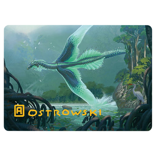 Teval, Arbiter of Virtue 0026 card from the Magic The Gathering set Tarkir: Dragonstorm Art Series