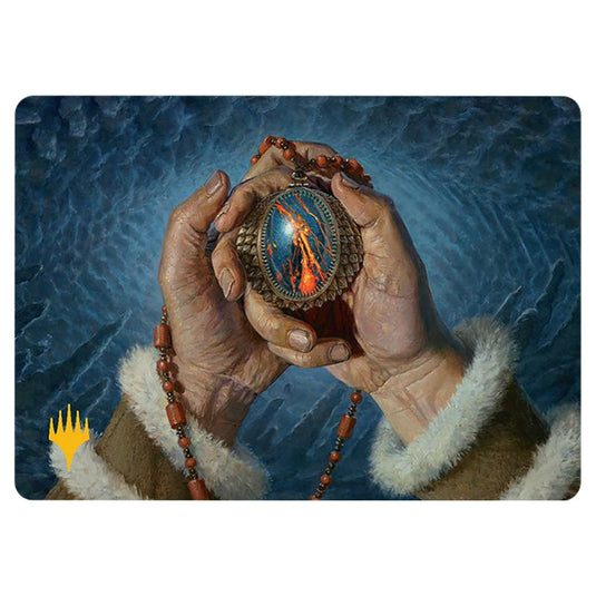 Mox Jasper 0028 card from the Magic The Gathering set Tarkir: Dragonstorm Art Series