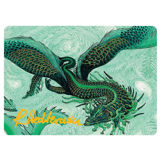 Teval, Arbiter of Virtue 0038 card from the Magic The Gathering set Tarkir: Dragonstorm Art Series