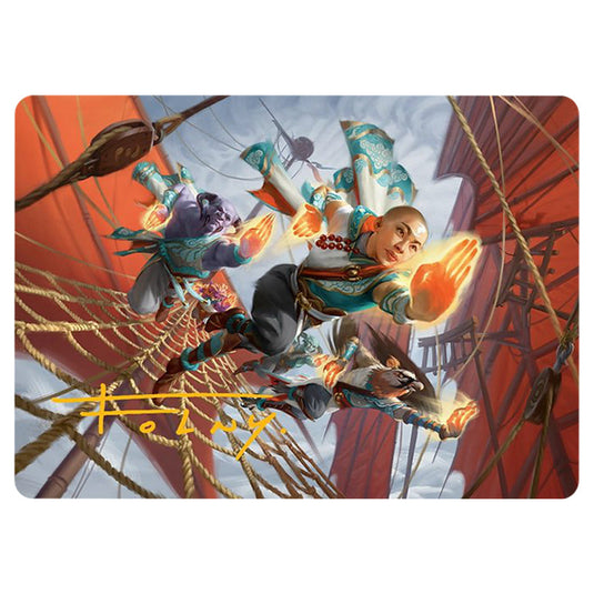 Aligned Heart 0052 card from the Magic The Gathering set Tarkir: Dragonstorm Art Series