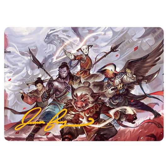 Will of the Jeskai 0054 card from the Magic The Gathering set Tarkir: Dragonstorm Art Series