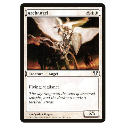 Archangel 0005 card from the Magic The Gathering set Avacyn Restored