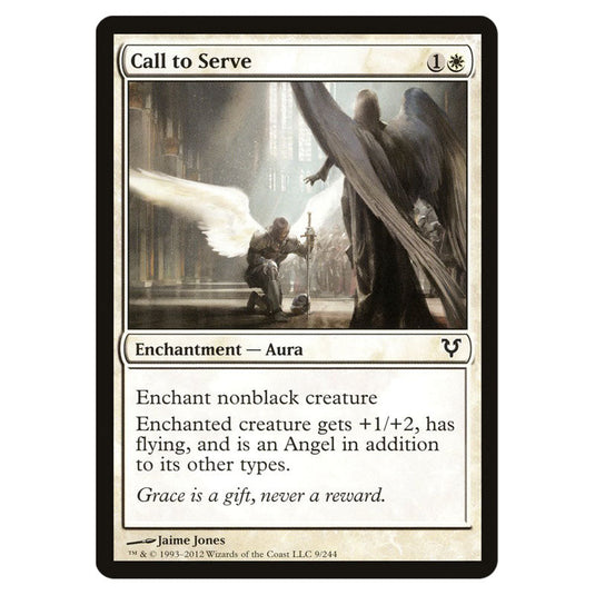 Call to Serve 0009 card from the Magic The Gathering set Avacyn Restored