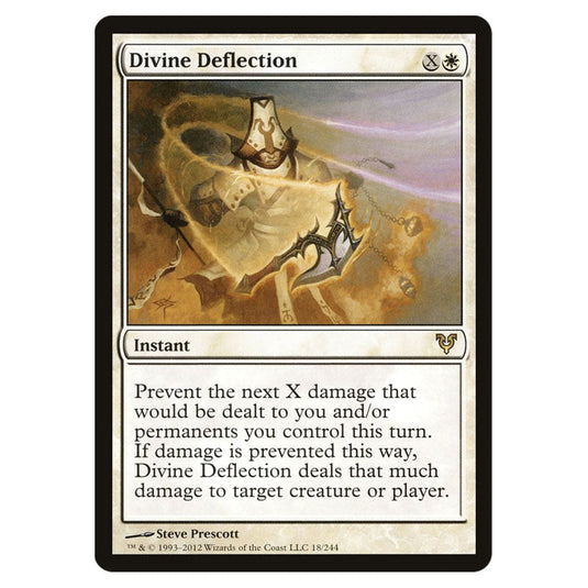 Divine Deflection 0018 card from the Magic The Gathering set Avacyn Restored