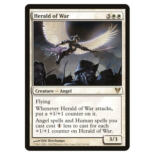 Herald of War 0024 card from the Magic The Gathering set Avacyn Restored