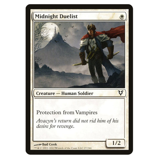 Midnight Duelist 0027 card from the Magic The Gathering set Avacyn Restored