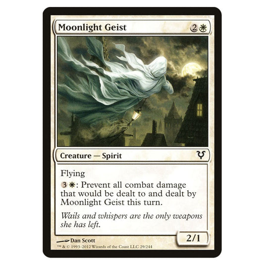 Moonlight Geist 0029 card from the Magic The Gathering set Avacyn Restored