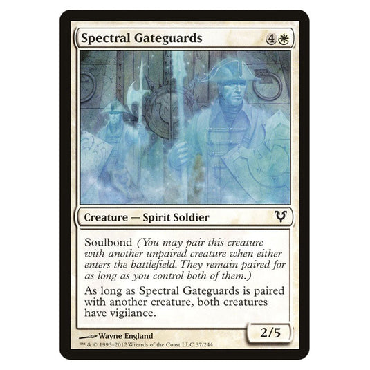 Spectral Gateguards 0037 card from the Magic The Gathering set Avacyn Restored