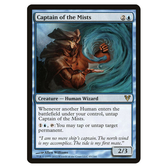 Captain of the Mists 0045 card from the Magic The Gathering set Avacyn Restored