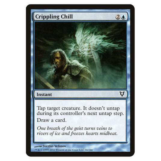 Crippling Chill 0046 card from the Magic The Gathering set Avacyn Restored