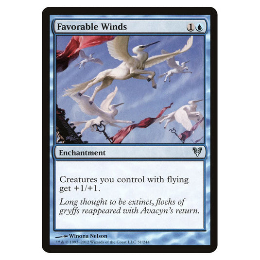 Favorable Winds 0051 card from the Magic The Gathering set Avacyn Restored