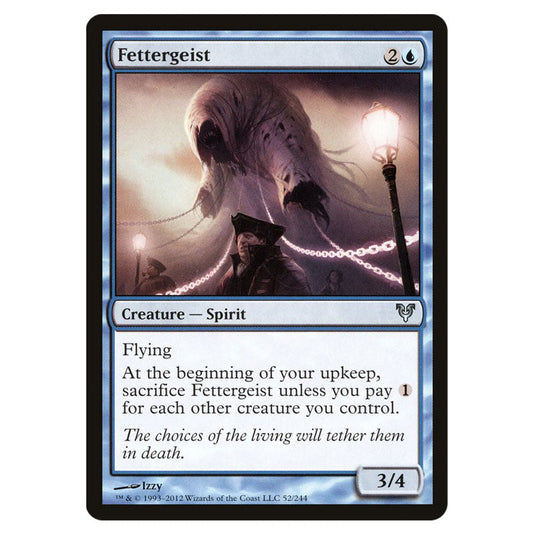 Fettergeist 0052 card from the Magic The Gathering set Avacyn Restored