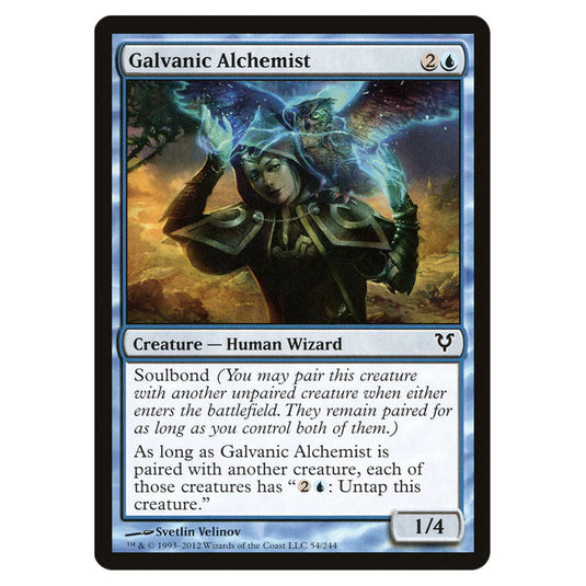 Galvanic Alchemist 0054 card from the Magic The Gathering set Avacyn Restored