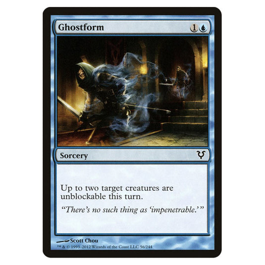 Ghostform 0056 card from the Magic The Gathering set Avacyn Restored