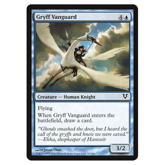 Gryff Vanguard 0059 card from the Magic The Gathering set Avacyn Restored