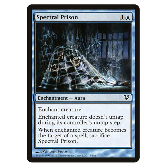 Spectral Prison 0075 card from the Magic The Gathering set Avacyn Restored