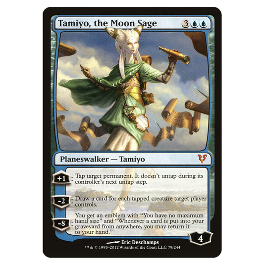 Tamiyo, the Moon Sage 0079 card from the Magic The Gathering set Avacyn Restored