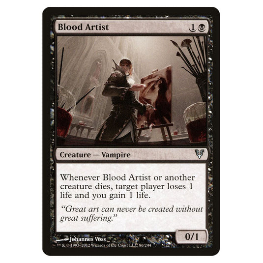 Blood Artist 0086 card from the Magic The Gathering set Avacyn Restored