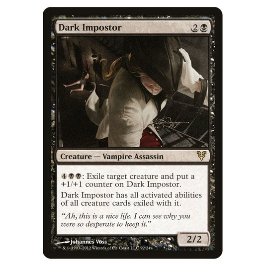 Dark Impostor 0092 card from the Magic The Gathering set Avacyn Restored