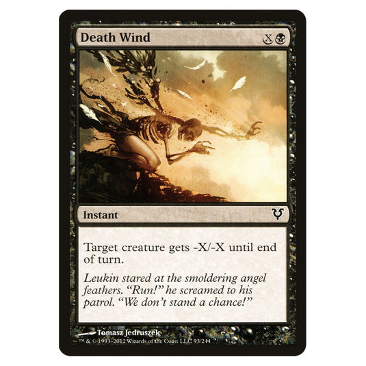 Death Wind 0093 card from the Magic The Gathering set Avacyn Restored