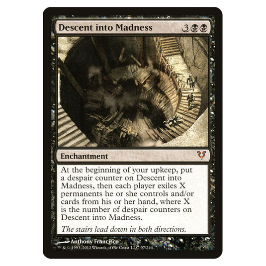 Descent into Madness 0097 card from the Magic The Gathering set Avacyn Restored