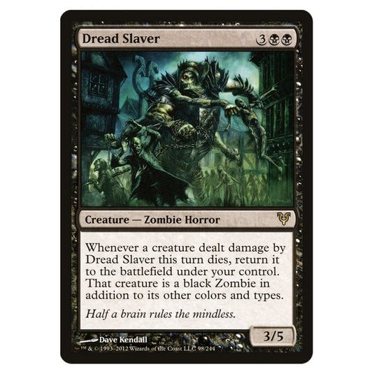 Dread Slaver 0098 card from the Magic The Gathering set Avacyn Restored