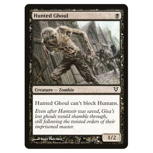 Hunted Ghoul 0110 card from the Magic The Gathering set Avacyn Restored