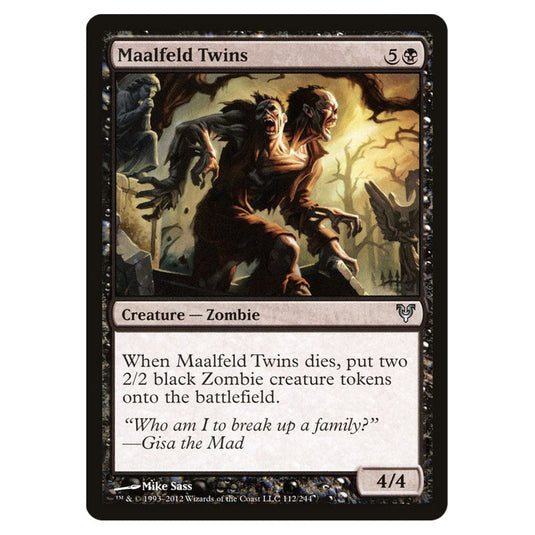 Maalfeld Twins 0112 card from the Magic The Gathering set Avacyn Restored