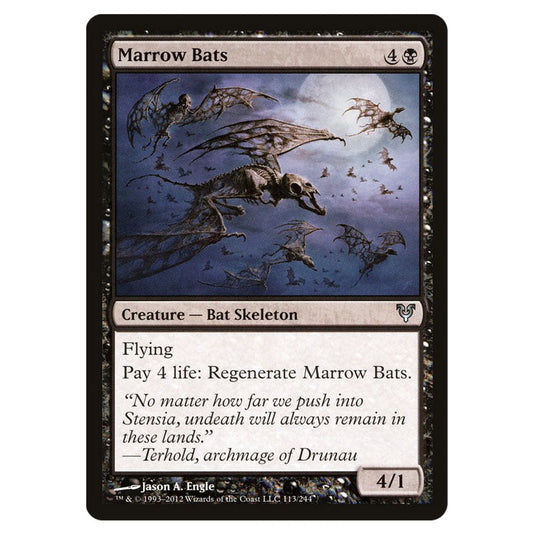 Marrow Bats 0113 card from the Magic The Gathering set Avacyn Restored