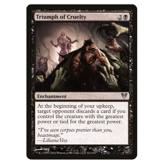 Triumph of Cruelty 0122 card from the Magic The Gathering set Avacyn Restored