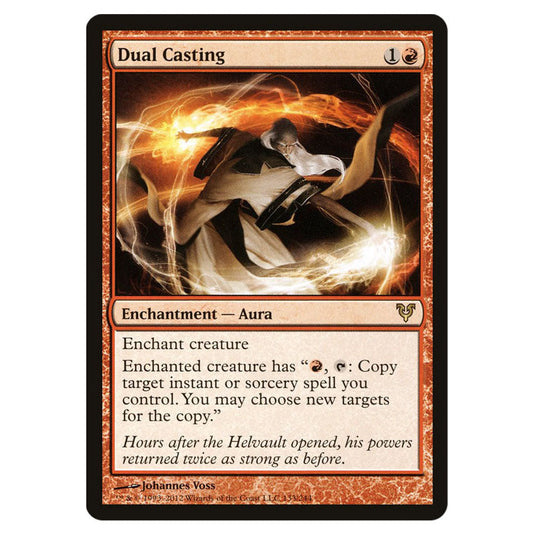 Dual Casting 0133 card from the Magic The Gathering set Avacyn Restored