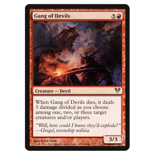 Gang of Devils 0136 card from the Magic The Gathering set Avacyn Restored