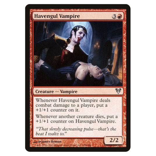 Havengul Vampire 0139 card from the Magic The Gathering set Avacyn Restored