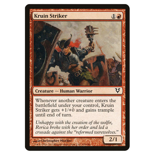 Kruin Striker 0143 card from the Magic The Gathering set Avacyn Restored