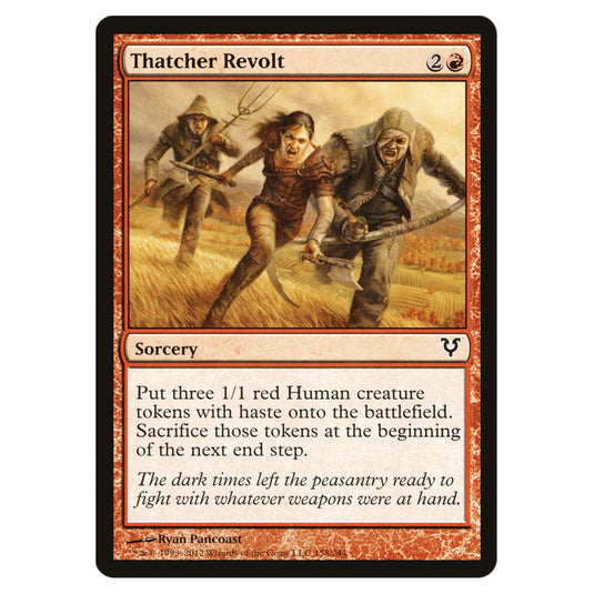 Thatcher Revolt 0158 card from the Magic The Gathering set Avacyn Restored