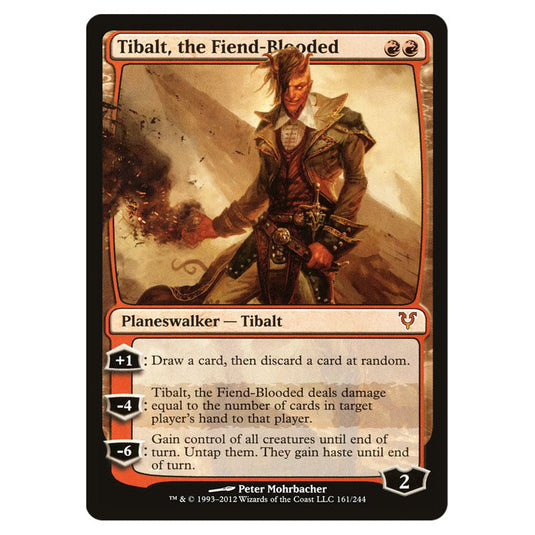 Tibalt, the Fiend-Blooded 0161 card from the Magic The Gathering set Avacyn Restored