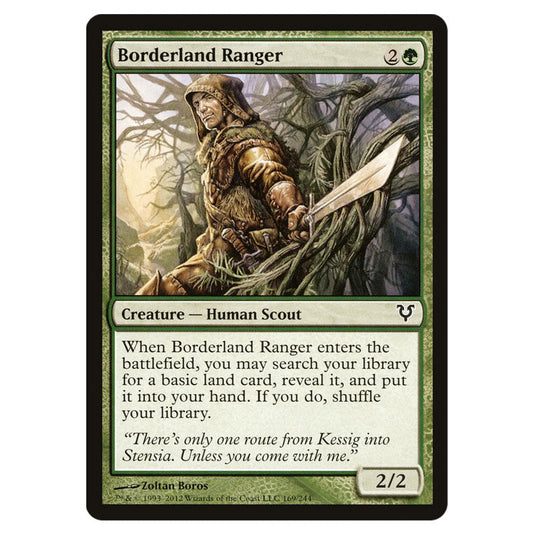 Borderland Ranger 0169 card from the Magic The Gathering set Avacyn Restored