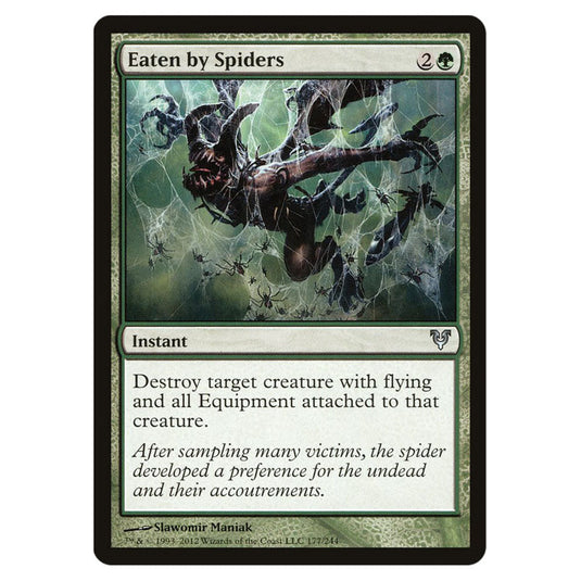 Eaten by Spiders 0177 card from the Magic The Gathering set Avacyn Restored