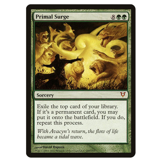 Primal Surge 0189 card from the Magic The Gathering set Avacyn Restored