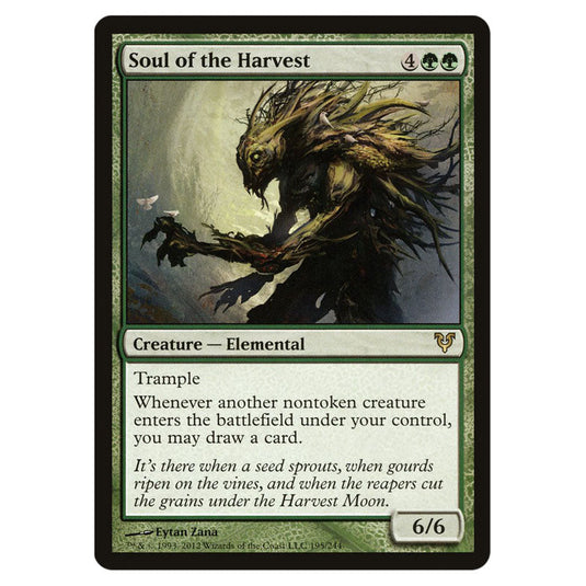 Soul of the Harvest 0195 card from the Magic The Gathering set Avacyn Restored