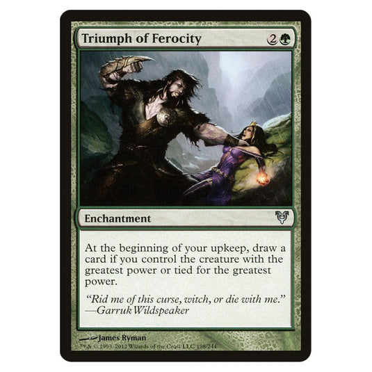 Triumph of Ferocity 0198 card from the Magic The Gathering set Avacyn Restored