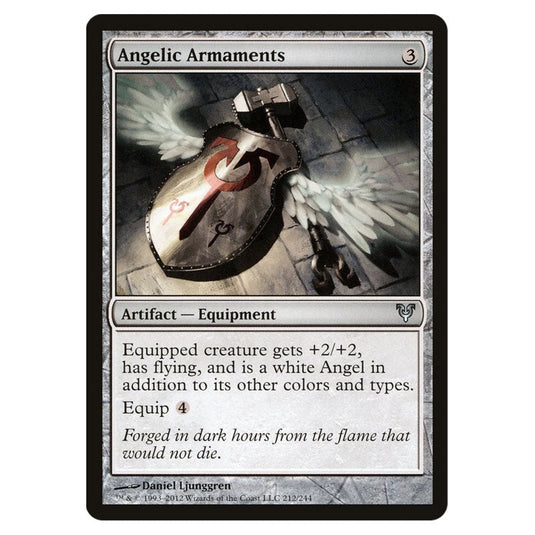 Angelic Armaments 0212 card from the Magic The Gathering set Avacyn Restored