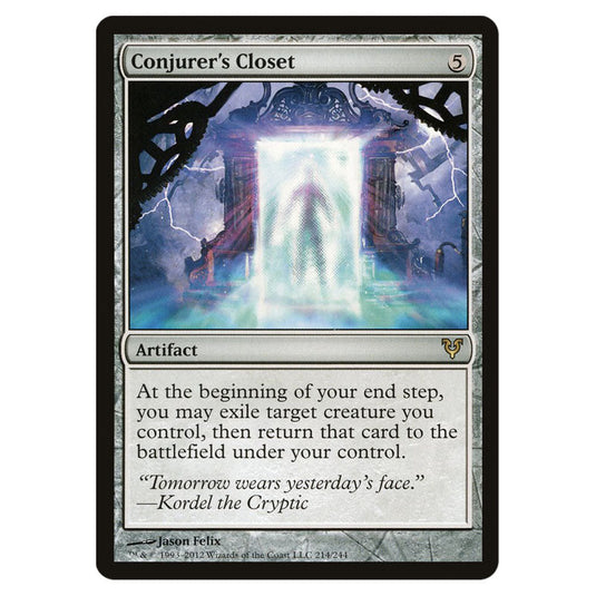 Conjurer's Closet 0214 card from the Magic The Gathering set Avacyn Restored